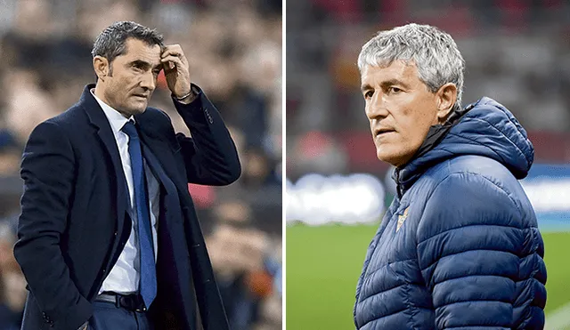 Salida. Valverde dejó de ser el DT del cuadro catalán y ahora es reemplazado por el exestratega del Real Betis.