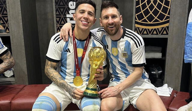 Lionel Messi y Enzo Fernández anotaron en la victoria de Argentina ante México por el Mundial Qatar 2022. Foto: FIFA