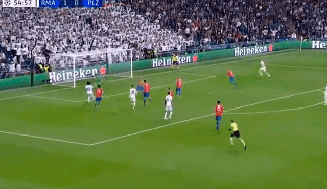 Real Madrid vs Viktoria Plzen: exquisito pase de taco de Bale a Marcelo para el 2-0 [VIDEO]