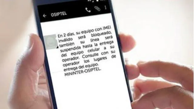 Bloqueo de celulares: Conoce si tu equipo móvil será inhabilitado por Osiptel