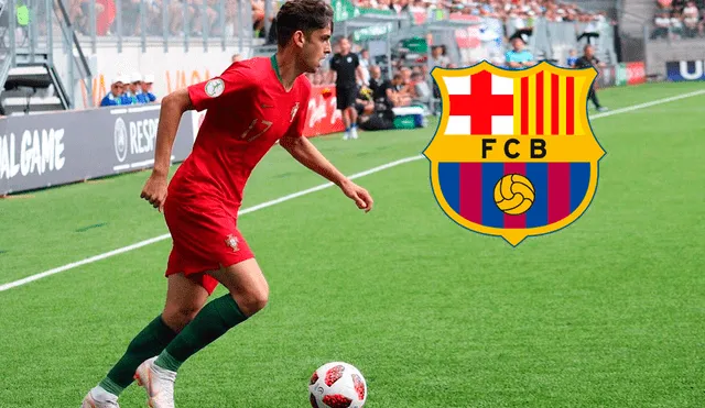 Barcelona anuncia fichaje de Francisco Trincão.