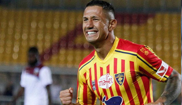 Gianluca Lapadula, es jugador de Benevento Calcio de la Serie A. Foto: AFP