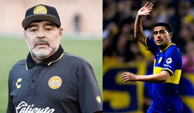 Maradona acusó a Riquelme: “Se vendió al mejor postor” [FOTO]