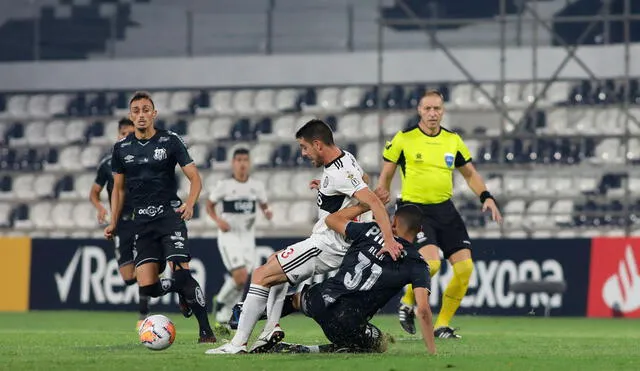 Olimpia y Santos vienen empatando 2-2 en la Copa Libertadores. Foto: Conmebol