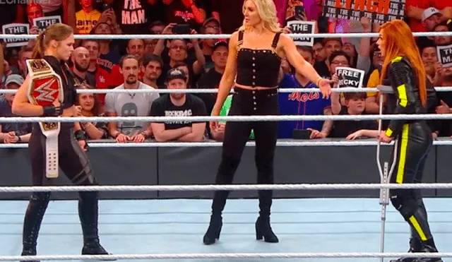 Wrestlemania 35: Becky Lynch venció a Ronda Rousey y Charlotte Flair y se coronó campeona de WWE