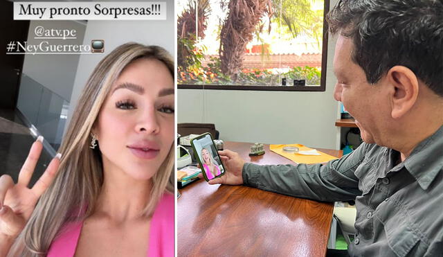 Sheyla Rojas genera misterio por reunión con Ney Guerrero. Foto: composición LR/ Instagram/ Sheyla Rojas/ difusión.