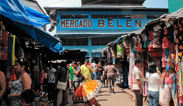 Mercado Belén en Iquitos.