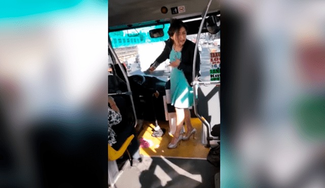 Facebook viral: ‘LadyTacones’, la mujer que se hizo viral por hacer berrinche en un autobús