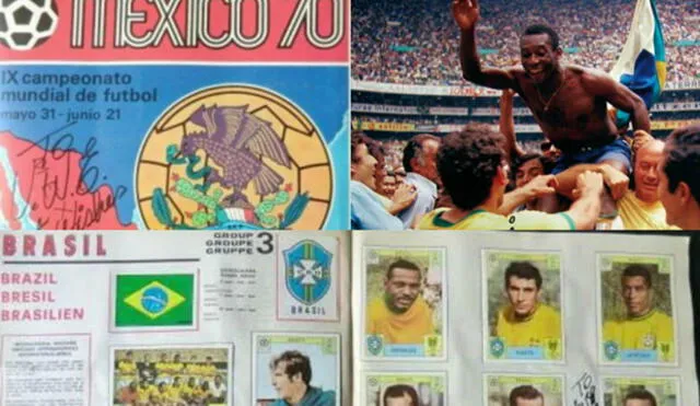 Pelé: subastaron álbum de México 70 autografiado por el exfutbolista brasileño
