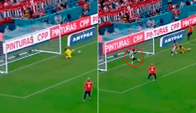 Perú vs Chile: tras gran parada de Gallese, Advíncula despejó en la línea del arco [VIDEO]