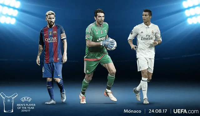 La UEFA anunció a los tres finalistas a mejor jugador de Europa [FOTO]