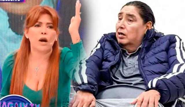 Magaly Medina y Tongo discutieron en pleno programa en vivo en setiembre del 2019. Foto: captura/ATV/difusión