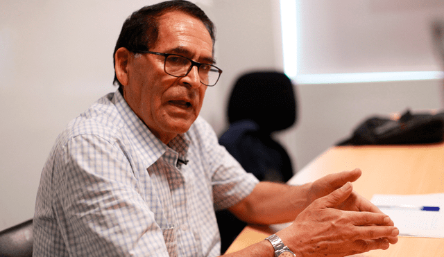 Alberto Quintanilla defendió la alianza electoral de Nuevo Perú con Perú Libre y Juntos por el Perú. Foto: Jhonel Rodriguez / La República.