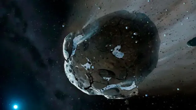 Asteroide Apophis. Imagen: AP.