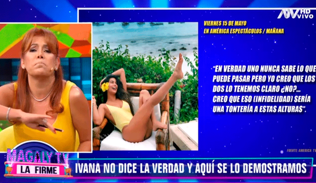 Magaly Medina se indigna con Ivana Yturbe y difunde comprometedor vídeo