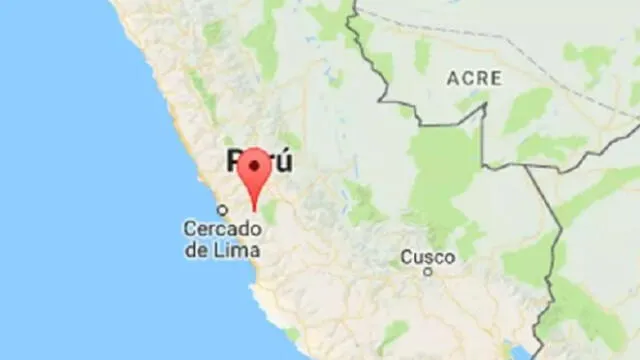 Sismo de 3.7 grados se registró esta tarde en Lima 