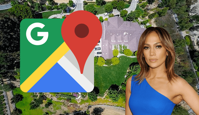 Vía Google Maps: Publican imágenes de la lujosa mansión de Jennifer López