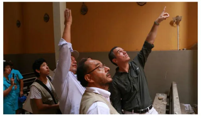 Ministro Salvador del Solar viajó a Chiclayo para ver cómo restaurar patimonio cultural afectado por el mal temporal