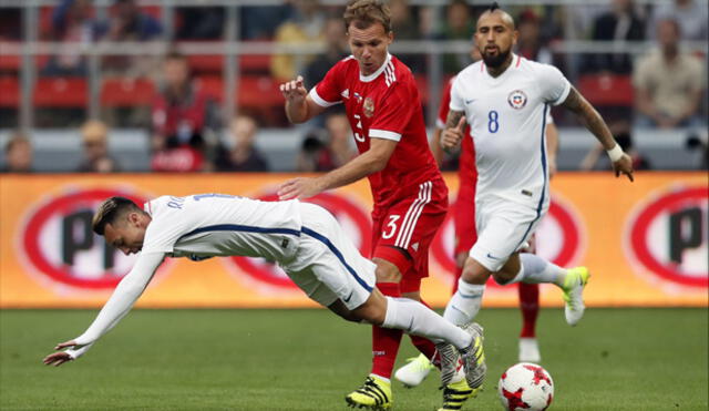 Chile y Rusia empataron 1-1 en partido amistoso por fecha FIFA
