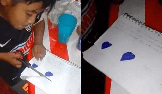 Niño escribe una carta de amor y un pequeño detalle se vuelve viral [VIDEO]