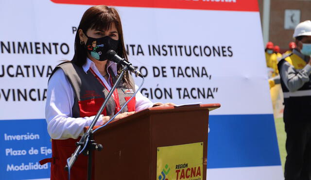 Mariela Eyzaguirre indicó que aguardarán decisión de Ministerio de Educación. Foto: La Republica.
