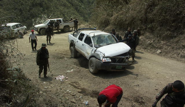 Ayacucho: Narcoterroristas emboscan patrulla antidrogas y asesinan a joven policía