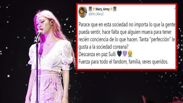 Sulli falleció a los 25 años: Fans preocupados por depresión que viven algunos famosos