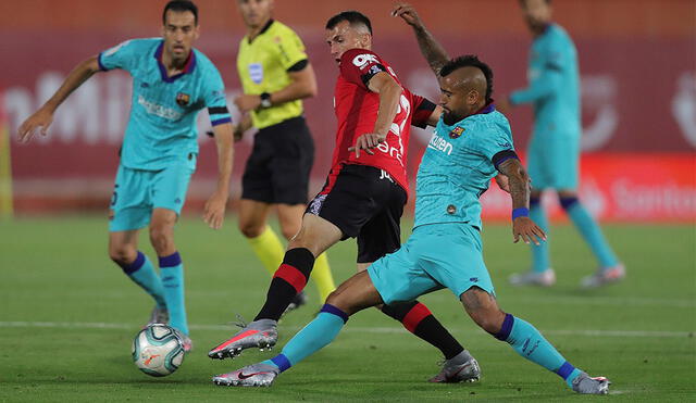 Barcelona vs Mallorca EN VIVO con Lionel Messi por LaLiga Santander. Foto: EFE