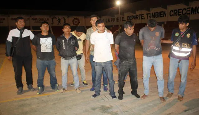 Piura: capturan a presuntos integrantes de la banda "Los Gatos Negros de Basadre"
