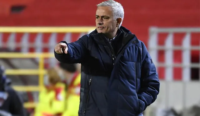 El mensaje de José Mourinho en Instagram tras derrota en la Europa League. Foto: AFP