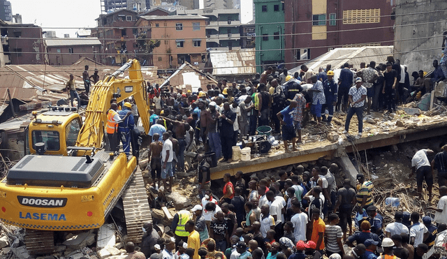 Edificio derrumbado en Nigeria esperaba ser demolido y había sido catalogado como "peligroso"