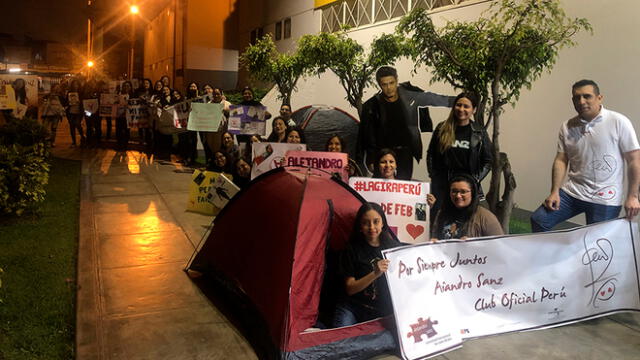 Fans de Alejandro Sanz en Lima