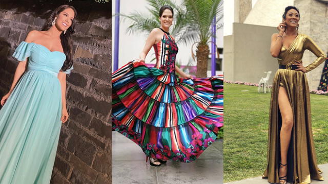 Diversas personalidades de la televisión peruana lucieron sus más lujosos trajes para la imponente celebración de matrimonio de Edison Flores y Ana Siucho