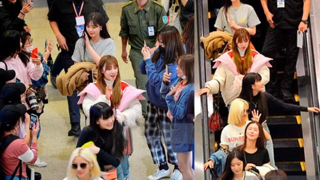 Las chicas de (G) I-DLE  a la llegada a Vietnam para los Asia Artist Awards 2019.