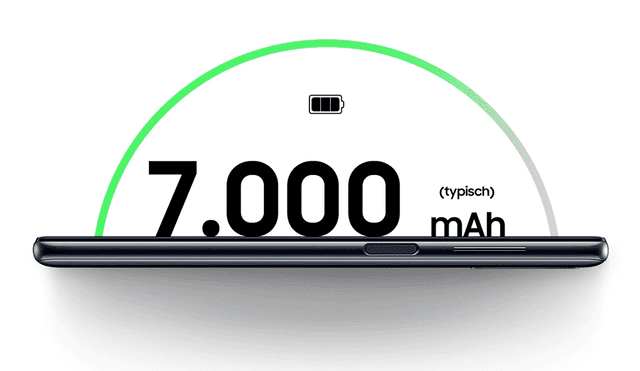 Batería de 7.000 mAh. | Foto: Samsung
