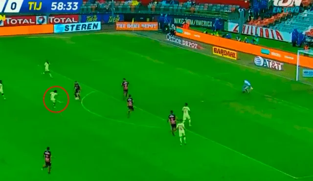 América vs Tijuana: Diego Lainez sorprendió con golazo desde fuera del área [VIDEO]