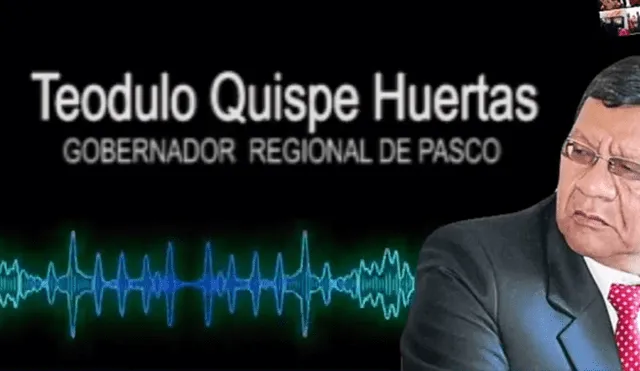 Facebook: en audio se escucha al gobernador de Pasco agredir verbalmente a funcionario [VIDEO]