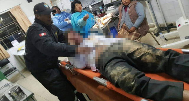 Motociclista ebrio queda gravemente herido tras accidentarse en Puno