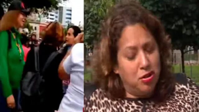 Denuncian agresión durante manifestación "Un violador en tu camino". Créditos: Captura Panamericana Televisión.