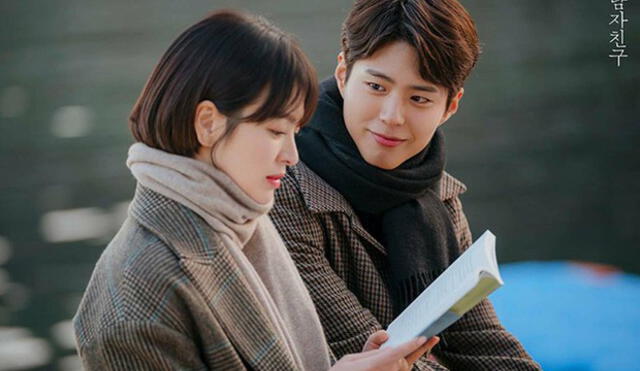 Song Hye Kyo  y Park Bo Gum actuaron juntos en el K-drama "Encounter", del 2019.