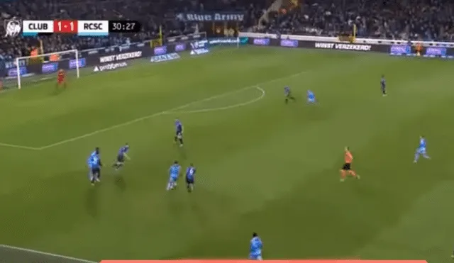 Cristian Benavente, a puro físico y talento, superó a tres rivales y dio pase gol [VIDEO]