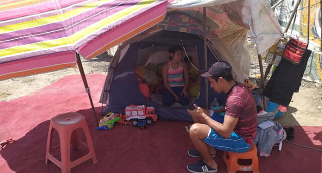Familia de cirqueros en Tacna pide apoyo con víveres para resistir la cuarentena.