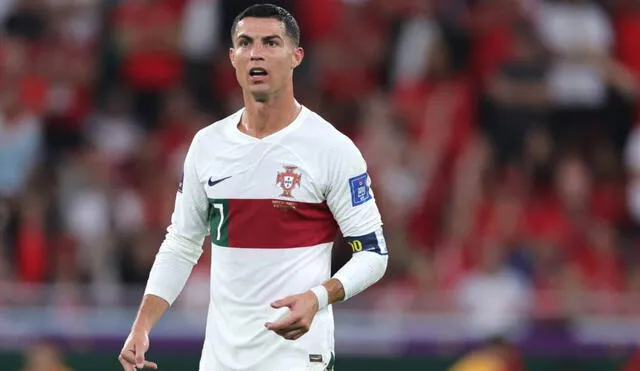 Cristiano Ronaldo marcó un gol en el Mundial Qatar 2022. Foto: EFE