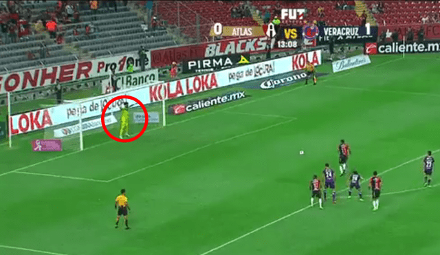 Veracruz vs Atlas: Pedro Gallese demostró sus grandes reflejos para atajar un penal