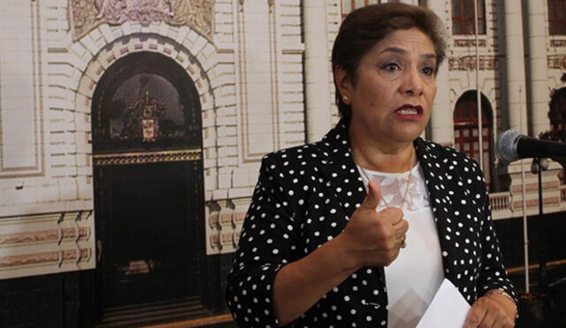 Luz Salgado dice que “es un desatino” decir que el Congreso parcializa donativos