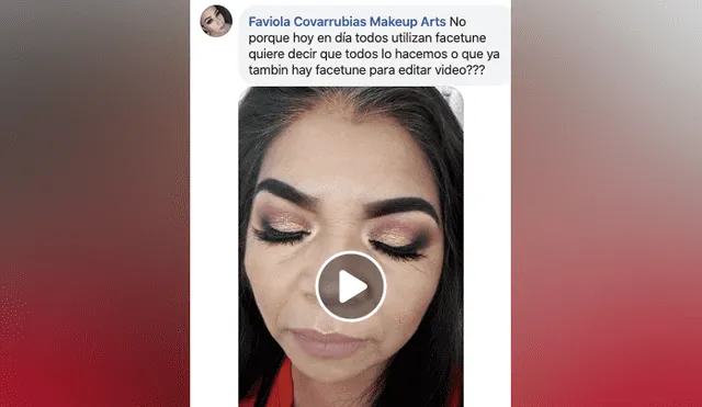La maquilladora profesional difundió un video para certificar el resultado del cambio de look en la anciana.