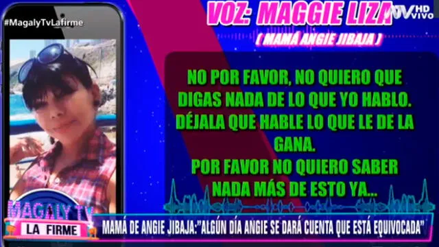 Maggie Liza tilda de "loca" a su hija Angie Jibaja tras ser acusada de robo [VIDEO]