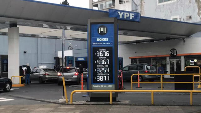 Precio de la gasolina en Argentina