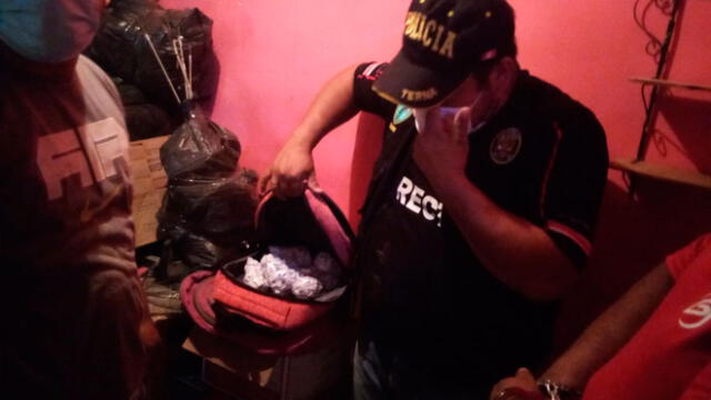 Escuadrón Verde de Chiclayo y Ministerio Público intervinieron a cuatro personas por microcomercialización de drogas. (Foto: PNP)