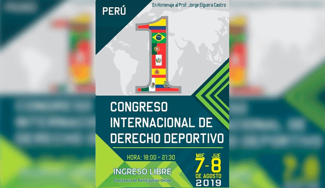 I Congreso Internacional de Derecho Deportivo